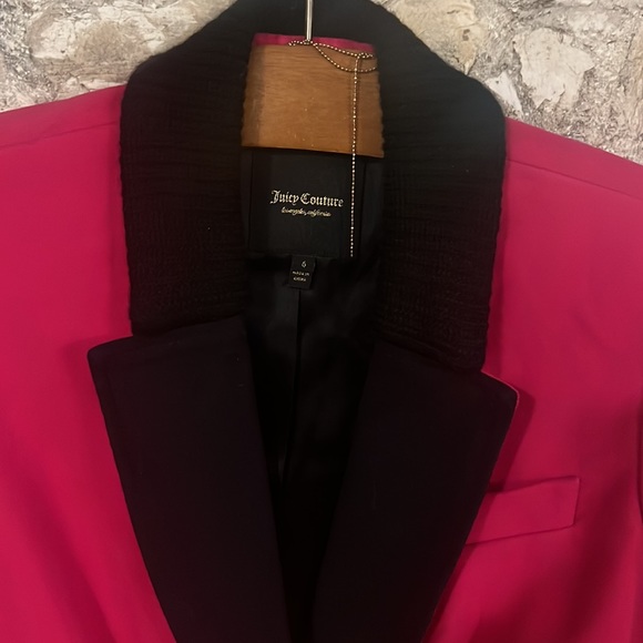 Juicy Couture Pink Blazer With Gold Buttons - Picture 3 of 5